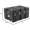 image:imageDormCo The Iron Brick Trunk  STRONGEST Trunk  YellowBlack