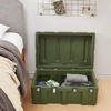 image:imageDormCo The Iron Brick Trunk  STRONGEST Trunk  YellowForest Green