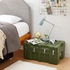 image:imageDormCo The Iron Brick Trunk  STRONGEST Trunk  YellowForest Green
