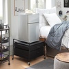 image:imageThe Fridge Stand Supreme  Drawer Organization  Black Pipe Frame with Black Drawers