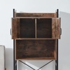 image:imageYak About It Dorm Hutch  Over the Fridge Organizer  Gray WalnutDark Wood Walnut
