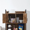 image:imageYak About It Dorm Hutch  Over the Fridge Organizer  Gray WalnutDark Wood Walnut