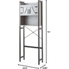 image:imageYak About It Dorm Hutch  Over the Fridge Organizer  Gray WalnutGray Walnut