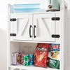 image:imageYak About It Dorm Hutch  Over the Fridge Organizer  Gray WalnutWhite