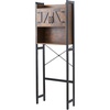 image:imageYak About It Dorm Hutch  Over the Fridge Organizer  Gray WalnutDark Wood Walnut