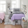 image:image44Piece Dorm Essentials Set  Twin XL Bedding amp Supplies Pack PurpleGray