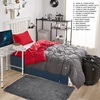 image:image44Piece Dorm Supplies Twin XL Bedding amp Essentials Pack Cherry RedGray