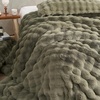 image:imageByourbed Snowball Chunky Bunny  Coma Inducer Twin Oversized Comforter Set  Olive Earth Experience Coma Worthy Sleep with Cozy Faux Fur Extra Large BeddingKing