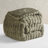 image:imageByourbed Snowball Chunky Bunny  Coma Inducer Twin Oversized Comforter Set  Olive Earth Experience Coma Worthy Sleep with Cozy Faux Fur Extra Large BeddingTwin XL