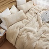 image:imageByourbed Thicker Than Thick Coma Inducer TPlush Filling Experience Coma Worthy Sleep with Cozy Thick Extra Large Beddingwin XL Oversized Comforter Set Birch BeigeKing
