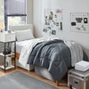 image:imageCollege Dorm Pack Plus Twin XL Bedding Bundle Faded BlackGlacier Gray Set