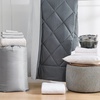 image:imageCollege Dorm Pack Plus Twin XL Bedding Bundle Faded BlackGlacier Gray Set