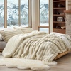 image:imageComa Inducer Chunky Bunny Peak of Cozy Twin XL Oversized Comforter Beige  Experience Coma Worthy Sleep with Plush Faux Fur Extra Large BeddingKing US Standard