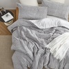 image:imageComa Inducer Glacier Frost Oversized Twin Comforter Set  Snowy GrayKing