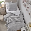 image:imageComa Inducer Glacier Frost Oversized Twin Comforter Set  Snowy GrayTwin XL