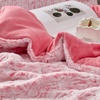 image:imageComa Inducer Shortcake Oversized Queen Comforter Set  Strawberry PinkKing