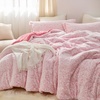 image:imageComa Inducer Shortcake Oversized Queen Comforter Set  Strawberry PinkQueen