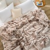 image:imageComa Inducer Snowball Chunky Bunny Twin XL Blanket  Taupe DesertQueen US Standard