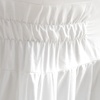 image:imageCorner Pleated 32 Length Cotton Dorm Desk Skirt  White42 x 24 Rectangular