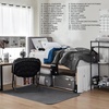 image:imageDormCo 100 Complete Twin XL Bedding amp Dorm Essentials Package BlueGray