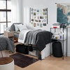 image:imageDormCo 100 Complete Twin XL Bedding amp Dorm Essentials Package BlueGray