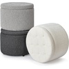image:imageDormCo 2East  Storage Comfort Seat Ottoman  BrownWhiteBrown  White