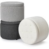 image:imageDormCo 2East  Storage Comfort Seat Ottoman  BrownWhiteDark Gray