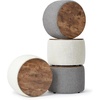 image:imageDormCo 2East  Storage Table Ottoman  Pure WhiteBlack  Gray