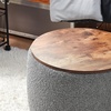 image:imageDormCo 2East  Storage Table Ottoman  Pure WhiteBlack  Gray