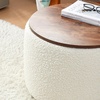 image:imageDormCo 2East  Storage Table Ottoman  Pure WhitePure White