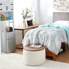 image:imageDormCo 2East  Storage Table Ottoman  Pure WhitePure White