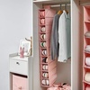 image:imageDormCo Hanging Shoe Shelves  TUSK College Storage  Rose Quartz