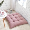 image:imageDormCo Rainha  Puffy Tufted Floor Pillow  Purple DuskMauve Taupe