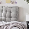 image:imageDormCo Rainha  Ultra Thick Tufted College Headboard  Gray