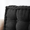 image:imageDormCo Rainha  Ultra Thick Tufted Floor Pillow  Dark BrownBlack