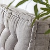 image:imageDormCo Rainha  Ultra Thick Tufted Floor Pillow  Dark BrownGray