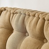 image:imageDormCo Rainha  Ultra Thick Tufted Floor Pillow  Dark BrownNatural Tan
