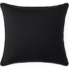 image:imageDormCo Rainha Cotton Dutch Euro amp Bolster Pillow Set  Black  Dorm Supplies for College Freshmen Essentials