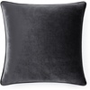 image:imageDormCo Rainha Velvet Dutch Ruffled Euro amp Bolster Pillow Set  Gray  Dorm Supplies for College Freshmen Essentials