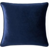 image:imageDormCo Rainha Velvet Dutch Ruffled Euro amp Bolster Pillow Set  Navy  Dorm Supplies for College Freshmen Essentials