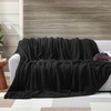 image:imageLonger Than Long  Coma Inducer Plush Oversized Blanket 115 x 180  Black Experience Luxury Comfort with Extra Large BeddingBlack
