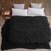 image:imageLonger Than Long  Coma Inducer Plush Oversized Blanket 115 x 180  Black Experience Luxury Comfort with Extra Large BeddingBlack