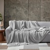 image:imageLonger Than Long  Coma Inducer Plush Oversized Blanket 115 x 180  Black Experience Luxury Comfort with Extra Large BeddingSilver Gray