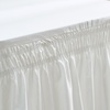 image:imageStandard Pleated 32 Length Cotton Dorm Desk Skirt  White32 x 24 Rectangular