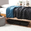 image:imageSuprima Underbed Storage  Lidded 3 Section  WhiteBlack