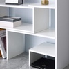 image:imageYak About It Compact Adjustable Dorm Desk Bookshelf  White