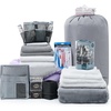 image:image44Piece Dorm Essentials Set  Twin XL Bedding amp Supplies Pack PurpleGray