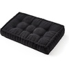 image:imageDormCo Rainha  Ultra Thick Tufted Floor Pillow  Dark BrownBlack