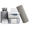 image:imageDormCo Upgraded College Twin XL Bedding  Dorm Supplies Package GrayNavy