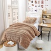 image:imageTurtle Roll Cakes Chunky Bunny Coma Inducer Twin Oversized Comforter Set  Nougat Cream Experience Coma Worthy Sleep with Cozy Faux Fur Extra Large BeddingTwin XL